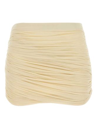 Magda Butrym pleated mini skirt - Neutrals