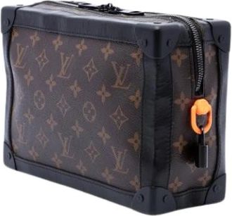 Louis Vuitton Pre-owned Soft Trunk - Dames - Vintage Schoudertas - Bruin - ONE Size - Leer - Vintage