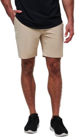 Travis Mathew Open to Close Tech Chino Shorts in Khaki at Nordstrom, Size 35