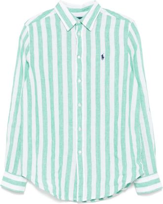 Polo Ralph Lauren Linnen blouse - Groen