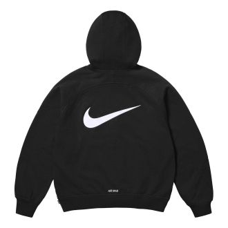 SUPREME x Nike Zip Up Hooded Sweatshirt Black SS25SW1-BLACK