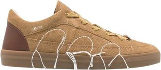 Santha Santha, Schoenen, Heren, Bruin, 42 EU, Su&egrave;de, Love Cut Sneaker