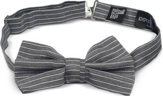 Emporio Armani Papillon a righe - Grigio