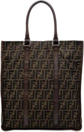 Fendi Pre-owned Vintage Tote - Dames - Vintage Shopper - Bruin - ONE Size - Leer - Vintage
