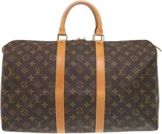 Louis Vuitton Pre-owned Weekend Bags, male, Brown, Size: ONE SIZE Pre-owned Boston Bag
