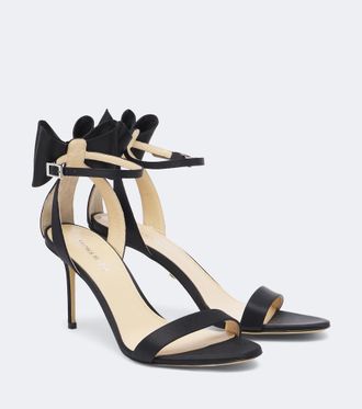 Mach & Mach Le Cadeau bow-detail satin sandals