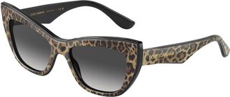 Dolce & Gabbana DG4417 31638G Womens Sunglasses Black Size 54