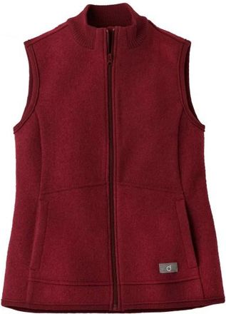 Disana Weste Merinogilet f&uuml;r Damen | rot