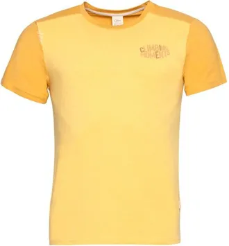 Chillaz M&uuml;nchen Climbing Moments T-Shirt f&uuml;r Herren | gelb