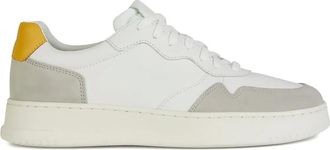 Geox Sneakers Arvier con inserti in pelle scamosciata - Bianco
