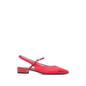 Carel Pumps, female, Red, 8 UK, Flat Shoes