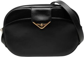 Cartier Pre-owned Saphir Leren Schoudertas - Dames - Vintage Schoudertas - Zwart - ONE Size - Leer - Vintage