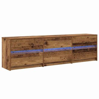 Berkfield Home TV Cabinet Other Old wood Engineered wood & Particle board in Brown