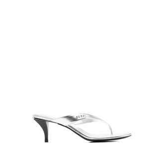 Gucci Logo-lettering Thong-strap Sandals