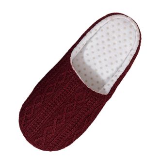 Generic Winter Japanese Womens Soft Sole Indoor Slippers With Non Slip Sole For Wood Flooring And Quiet Comfortable Home Footwear (Red, 5)