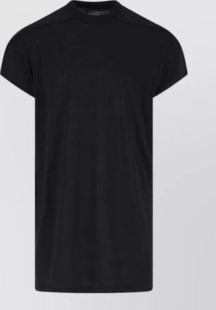 Rick Owens silk wool short-sleeve shirt