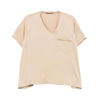 Fabiana Filippi Top - female - Fabiana Filippi - T-Shirts - Beige - S - Tops