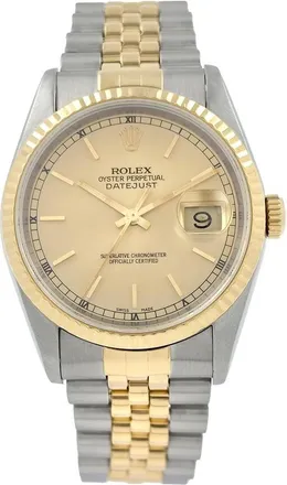 Rolex Pre-owned Rolex Datejust Automatic Chronometer Diamond Mens Watch 16233 CJDJ