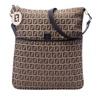 Fendi Pre-owned Canvas Crossbody Bag - Dames - Pre-owned - Bruin - Maat: ONE Size