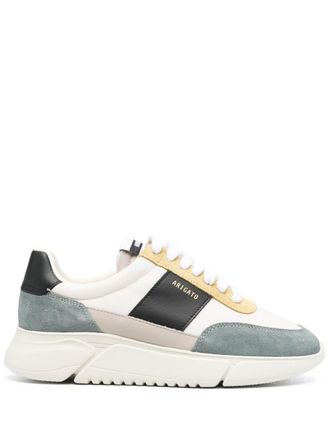 Axel Arigato Genesis vintage color-block sneaker - women - Calf Suede/Calf Leather/Fabric/Fabric/Rubber - 36 - Neutrals