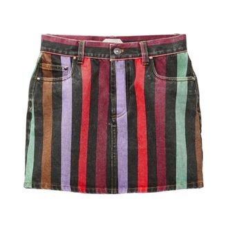 Versace Skirts - female - Versace - Denim Skirts - Multicolor - M - Skirts