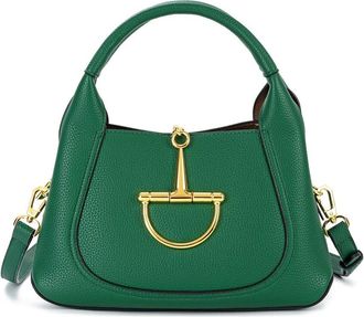 Tiffany & Fred Pebbled Leather Top Handle Shoulder Bag