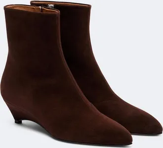 Jil Sander Suede ankle boots