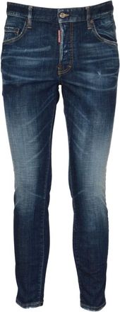Dsquared2 Skinny Jeans, male, Blue, Size: M Blue Skater Jeans