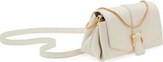 Ferragamo Small New Front Flap Crossbody Bag in Mascarpone at Nordstrom