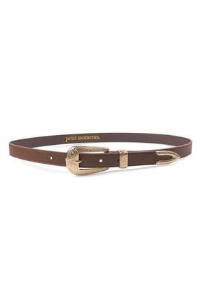 Petit Moments Phoenix Belt in Brown/Gold at Nordstrom, Size X-Small