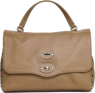Zanellato Tassen, Dames, Beige, ONE Size, Katoen, Postina Small
