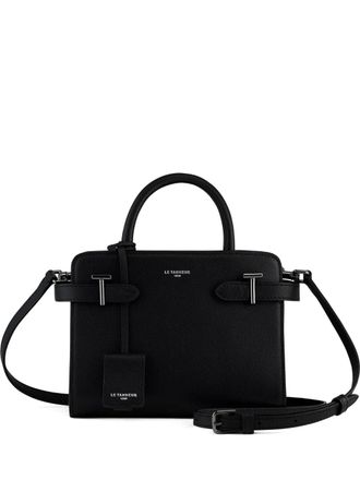 Le Tanneur Emilie buckle pebbled tote bag - Nero