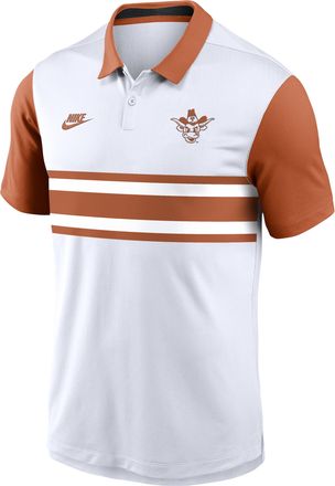 Nike Texas Legacy Vapor Nike Mens Dri-FIT College Polo in White | 00HT08YITXV-7LH