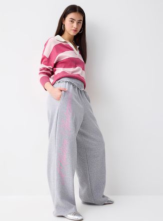Daisy Street Womens Masterpiece printed loose jogger