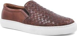 Bruno Magli Livorno Slip-On Sneaker in Cognac Woven at Nordstrom Rack, Size 7.5