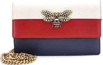 Gucci Queen Margaret Chain Wallet Leather Mini crossbody bag - Veelkleurig