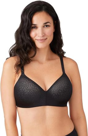 Wacoal Back Appeal T-Shirt Bra Womens Black Wire Free Seamless GBO1406