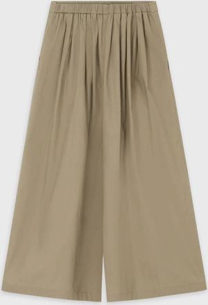 The Loom Womens Cotton Culotte Pants In Beige