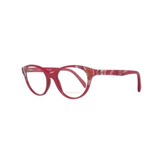Pucci Glasses, female, Red, Size: ONE SIZE Red Butterfly Optical Frames with Branded Case