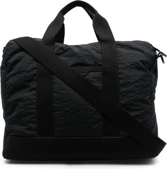 Officine Creative Pilot 002 duffle bag - men - Nylon/Lamb Skin - One Size - Black