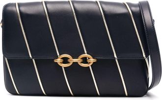Saint Laurent Le Maillon shoulder bag - women - Leather/Lambskin - OS - Blue