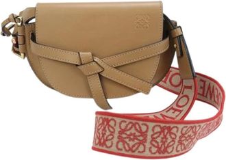Loewe Pre-owned Cross Body Bags, female, Brown, Size: ONE SIZE Pre-owned Shoulder Bag