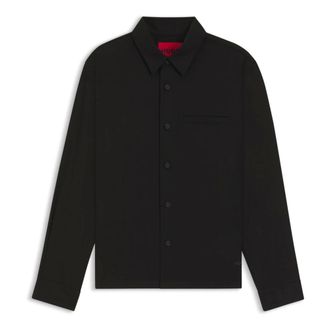 HUGO BOSS Hemd - Heren - Overhemden - Zwart - Maat: M