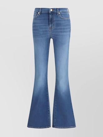 7 For All Mankind high-rise flared jeans