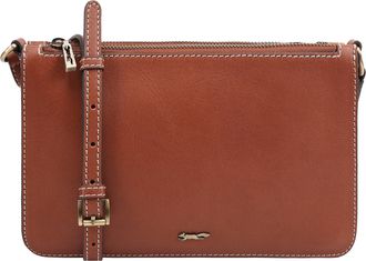 Paul Costelloe Womens Colmar Leather Cross Body Bag - Brown - One Size