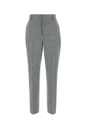 Moschino Grey Tailored Flat Front Pant