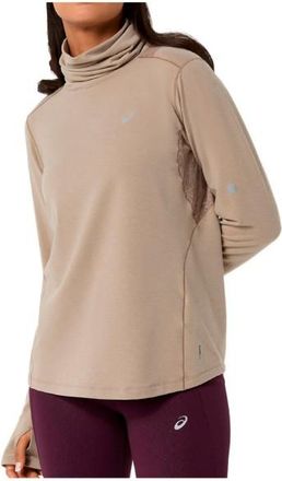 Asics Nagino Run Winter L/S Top Laufshirt f&uuml;r Damen | beige