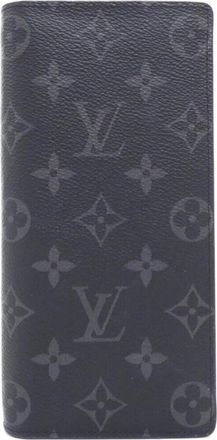 Louis Vuitton Monogram Eclipse Black Coated Canvas Long Wallet (Bi-Fold) (Pre-Owned)