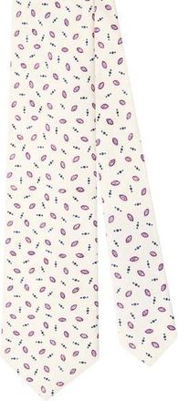 Robert Talbott Robert Printed Best of Class Necktie in Cream at Nordstrom