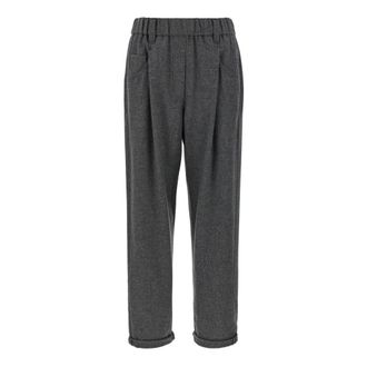 Brunello Cucinelli Mujer, Pantalones, Gris, Talla: XS